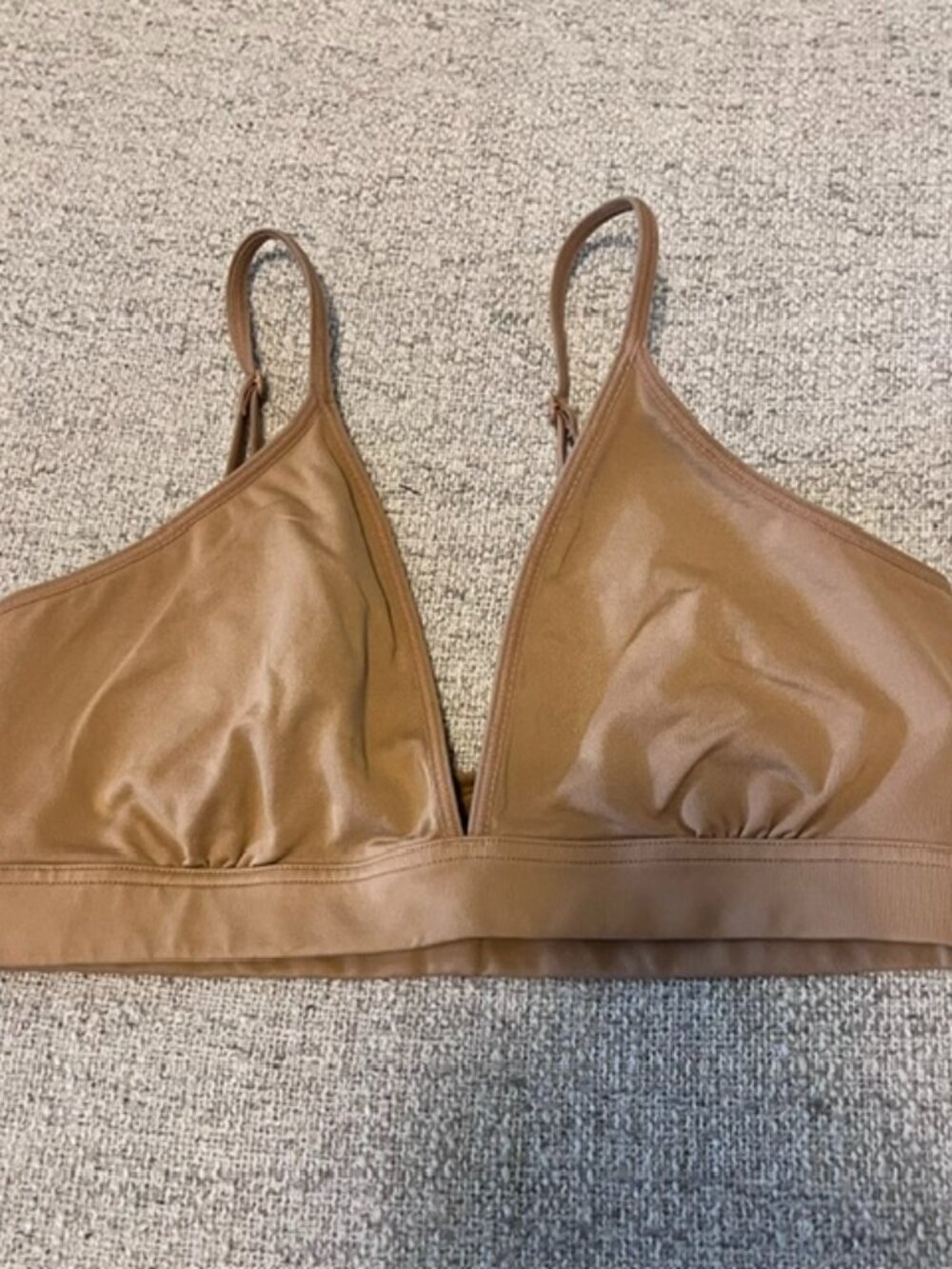 Uniqlo Beige Triangle Bralette